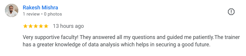 Course value testimonial